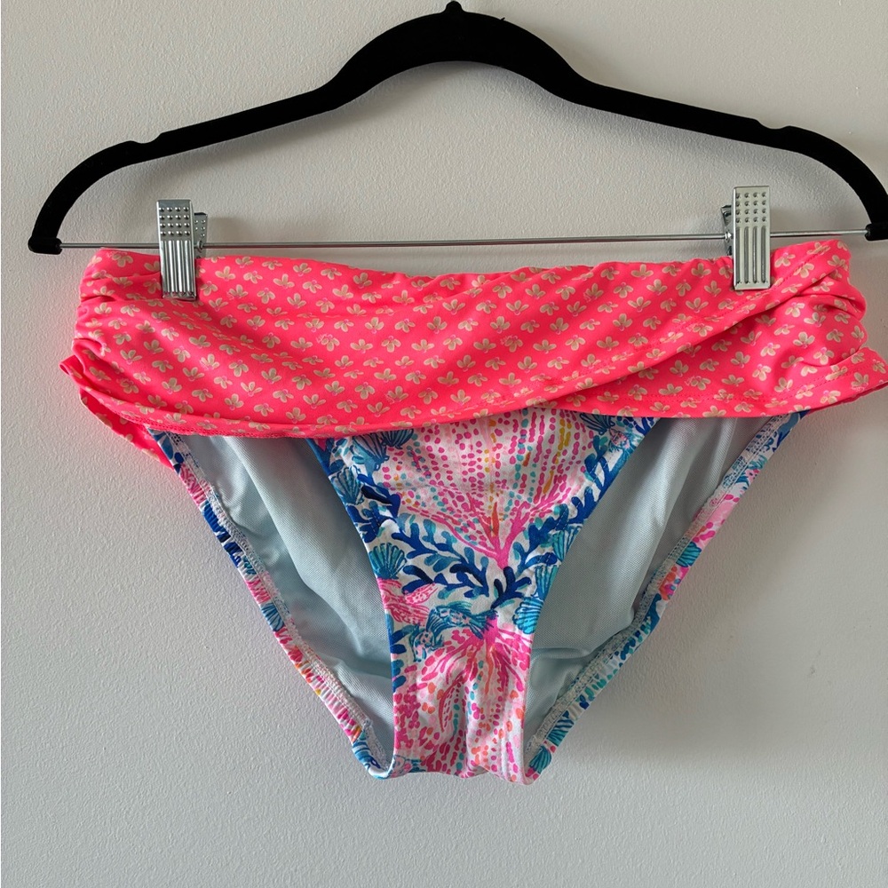Lilly Pulitzer Pink and Blue Floral Swimwear